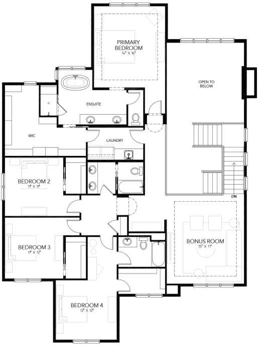 Prescott Upper Level   2099 sqft