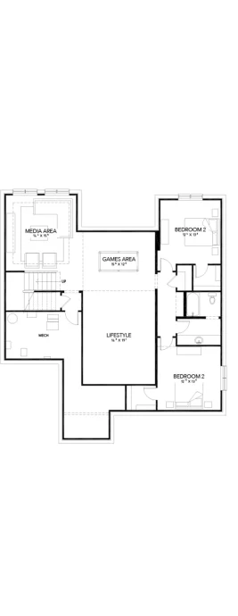 Arcadian   Opt. Lower Level   1398 sqft
