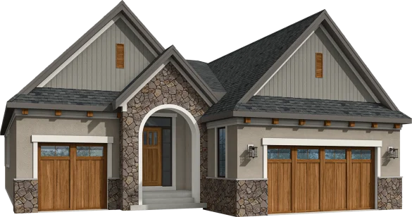 Arcadian home exterior