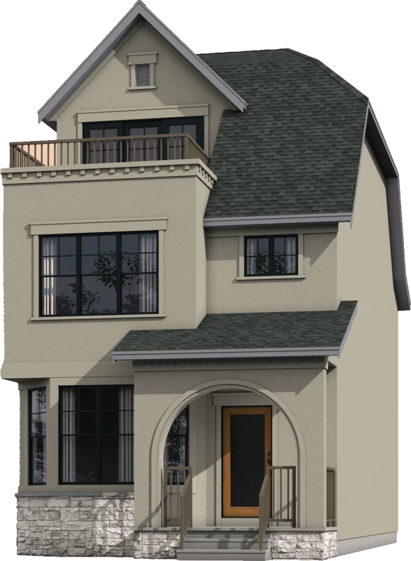 Heirloom B1 Chateauesque Opt. 3rd Level